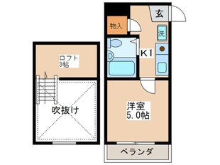 パンシオン東林間　NO２の物件間取画像